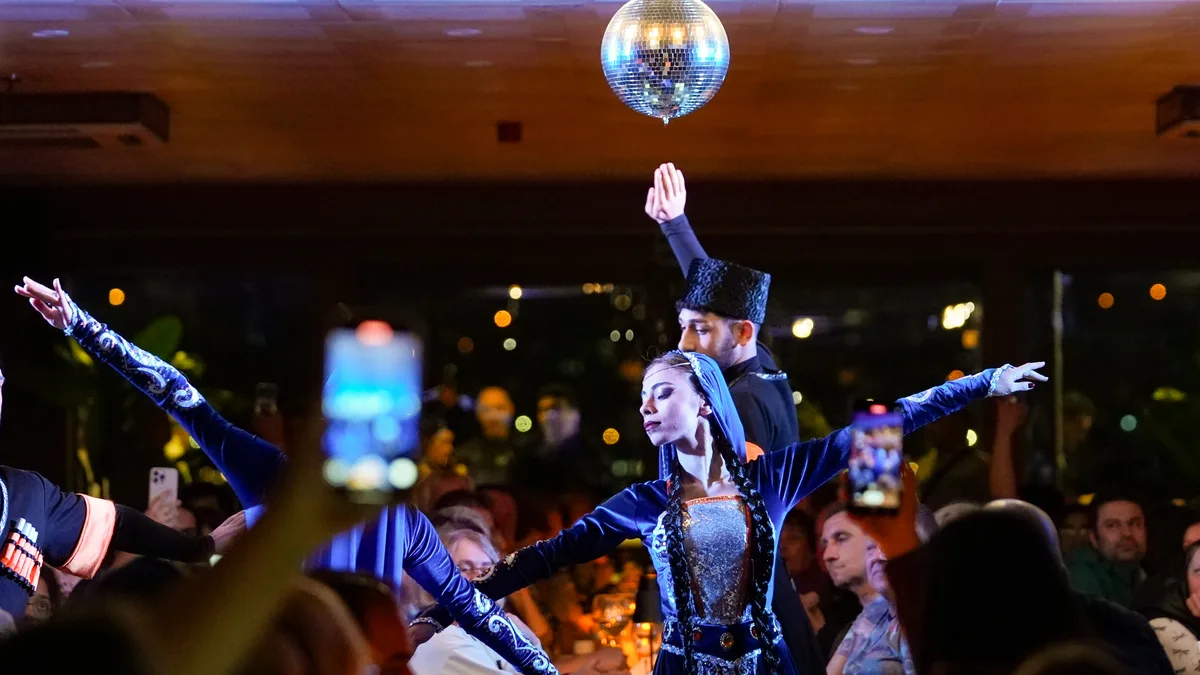 Belly dance performance on the AMOR Bosphorus dinner cruise