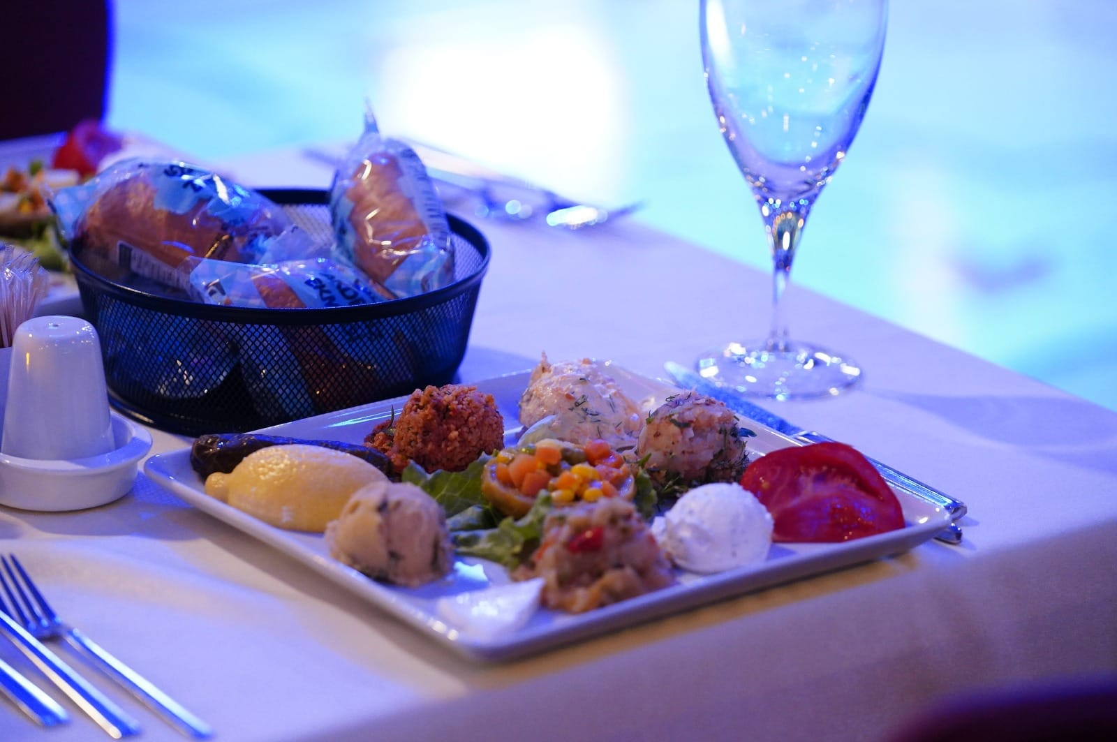 Meze plate close-up