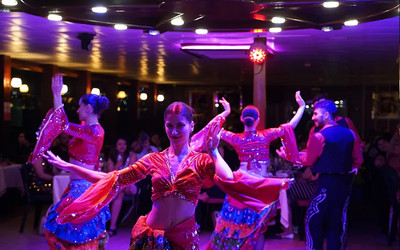 Dance performance on stage